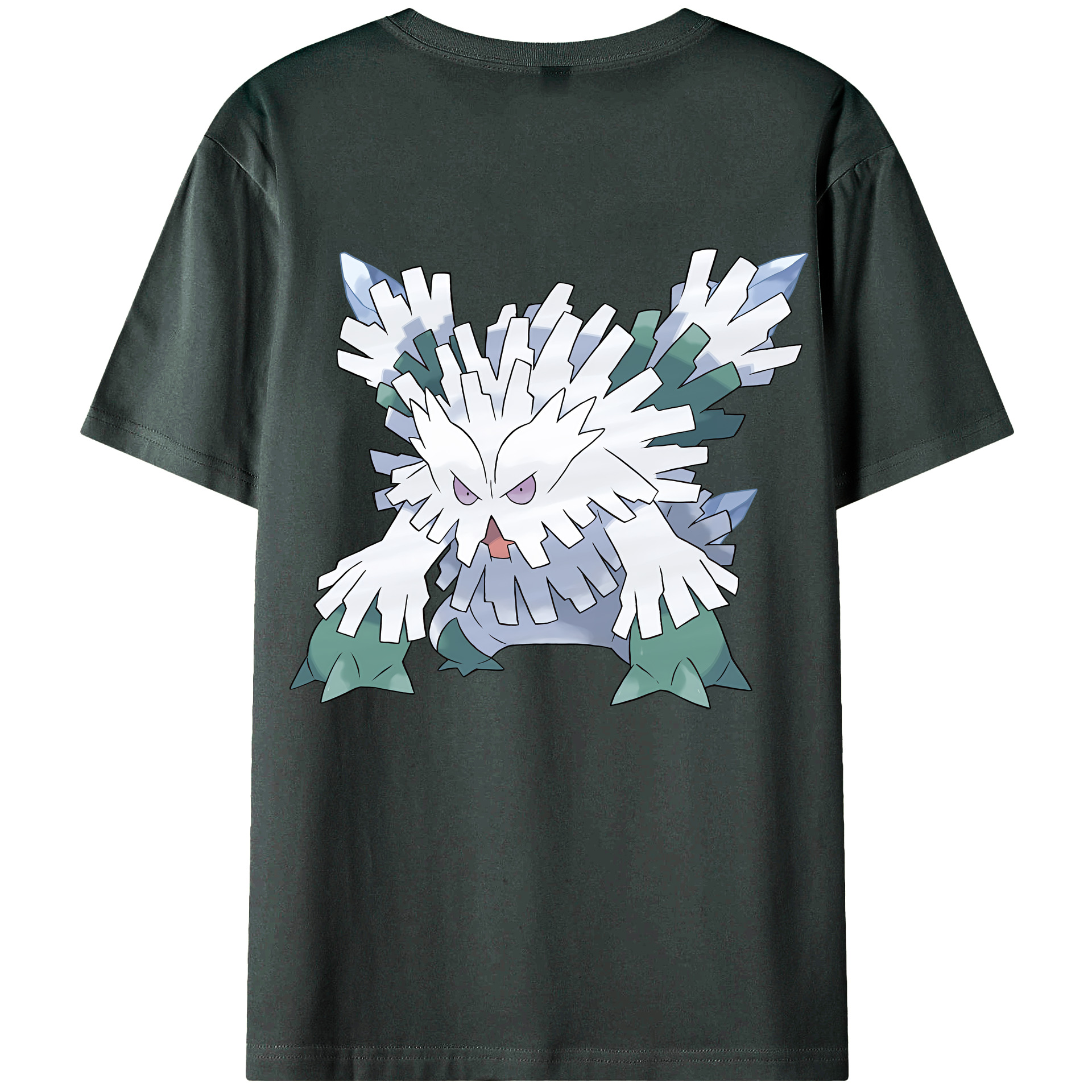 （画像用） ポケットモンスター Pokémon 綿100％ メンズ半袖Tシャツ（バックプリント） 通気性